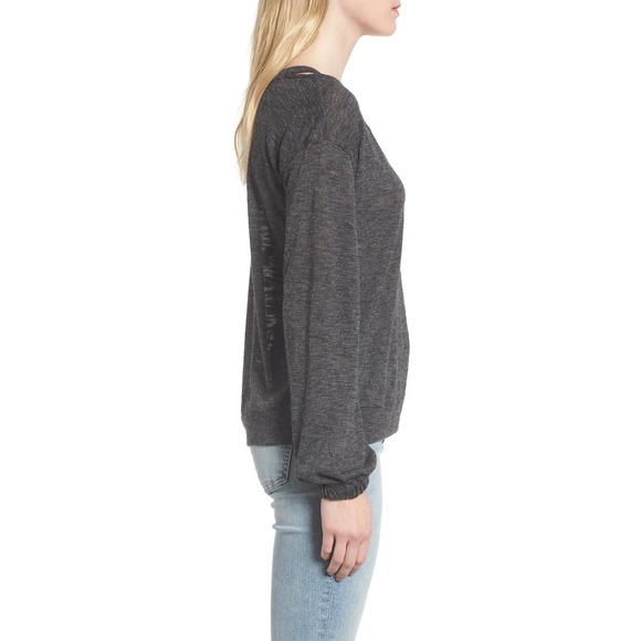 Splendid Ashbourne Knit Cut Out V Neck Top - XS - Picture 6 of 15